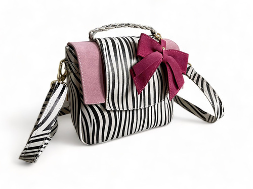 Modern Animal Print Handbag with Unique Design and Style RedDamson